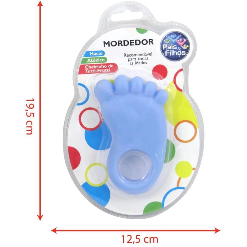 MORDEDOR INFANTIL PEZINHO SORTIDO PAIS E FILHOS  - imagem 4