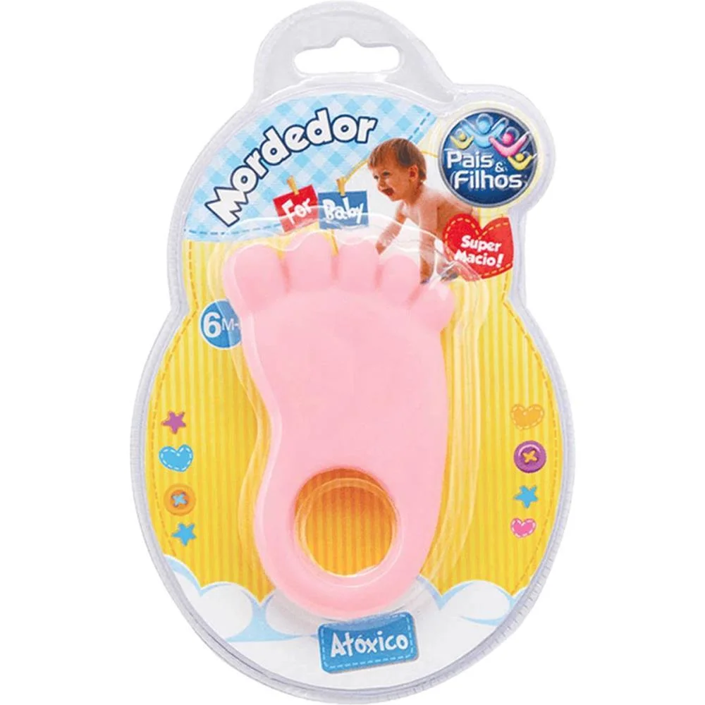 MORDEDOR INFANTIL PEZINHO SORTIDO PAIS E FILHOS  - imagem 6