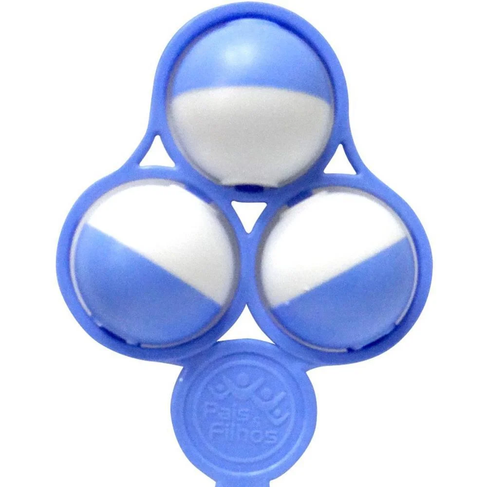 MORDEDOR E CHOCALHO CHOCALHO BOLAS AZUIS SOLAPA PAIS E FILHOS  - imagem 7