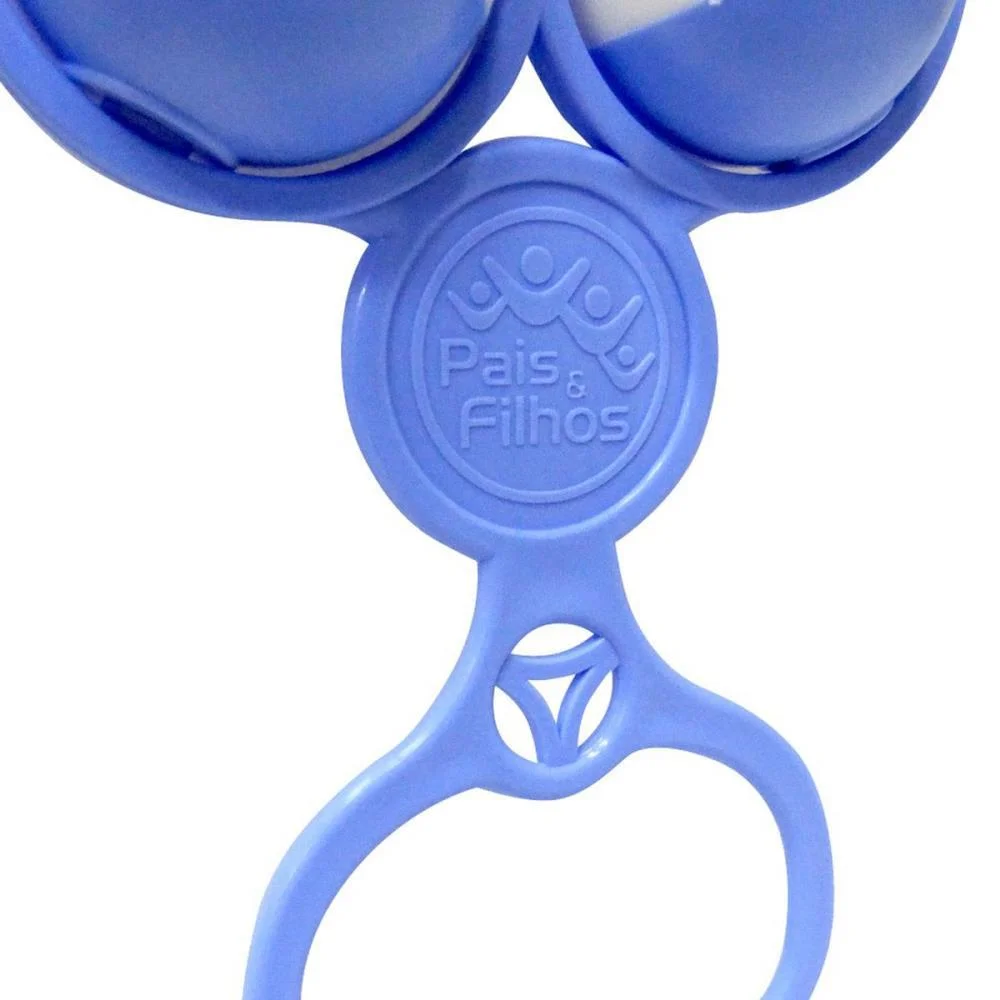 MORDEDOR E CHOCALHO CHOCALHO BOLAS AZUIS SOLAPA PAIS E FILHOS  - imagem 8
