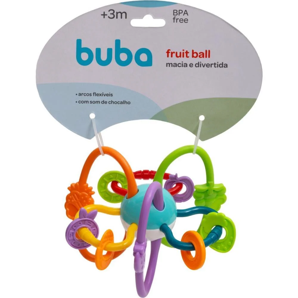 MORDEDOR E CHOCALHO FRUIT BALL BUBA  - imagem 2