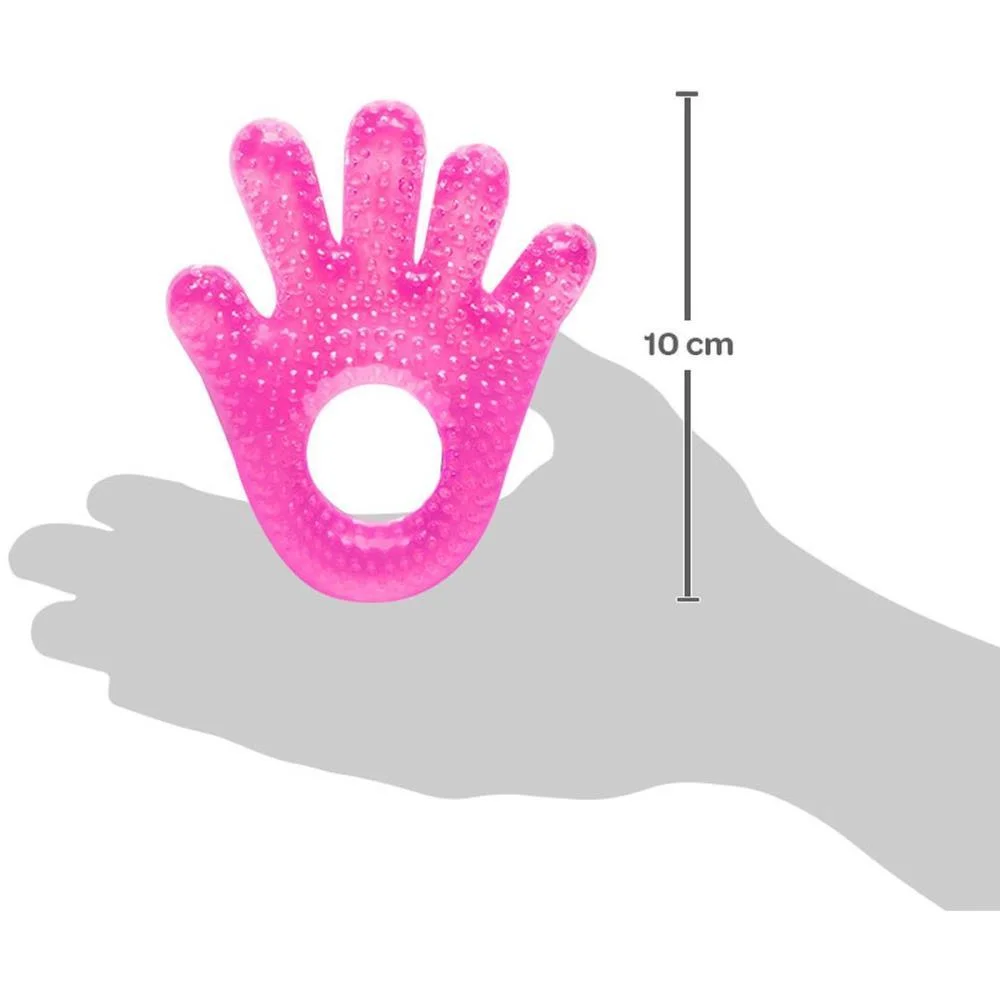 MORDEDOR INFANTIL MAOZINHA C/AGUA ROSA BUBA  - imagem 4