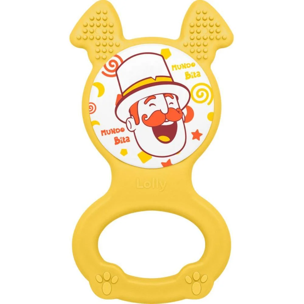 MORDEDOR E CHOCALHO MUNDO BITA AMARELO LOLLY  - imagem 3