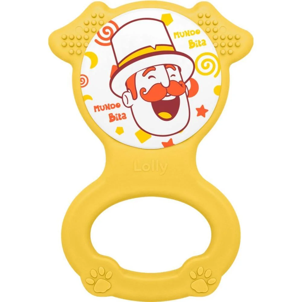 MORDEDOR E CHOCALHO MUNDO BITA AMARELO LOLLY  - imagem 4