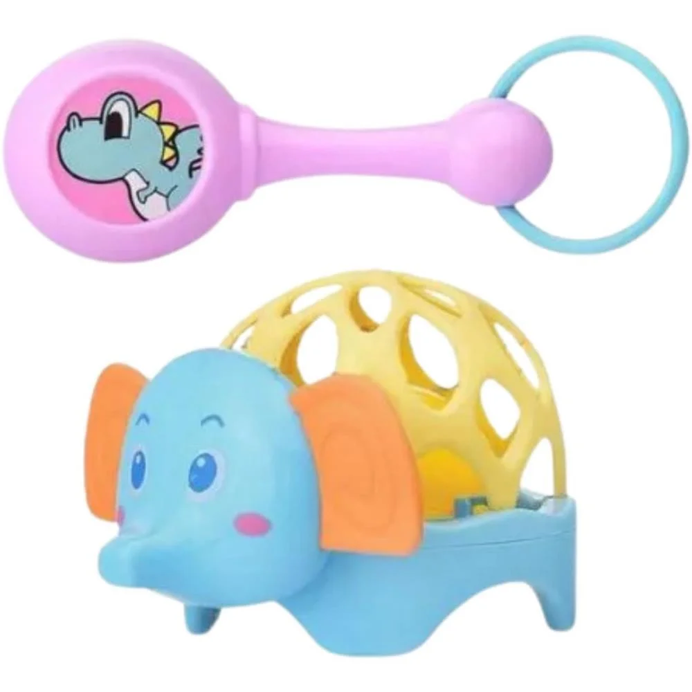 MORDEDOR E CHOCALHO CHOCALHOS ANIMAIS 2PCS (S) TOY MIX  - imagem 4