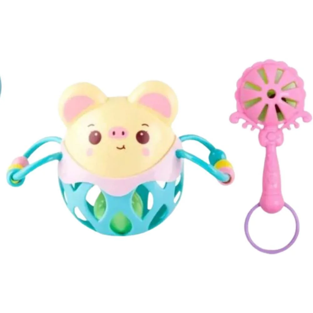 MORDEDOR E CHOCALHO CHOCALHOS ANIMAIS 2PCS (S) TOY MIX  - imagem 6