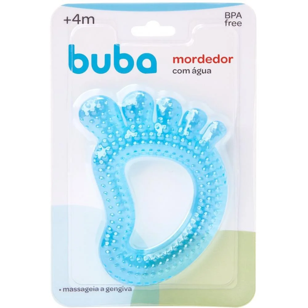 MORDEDOR INFANTIL PEZINHO C/AGUA AZUL BUBA  - imagem 6