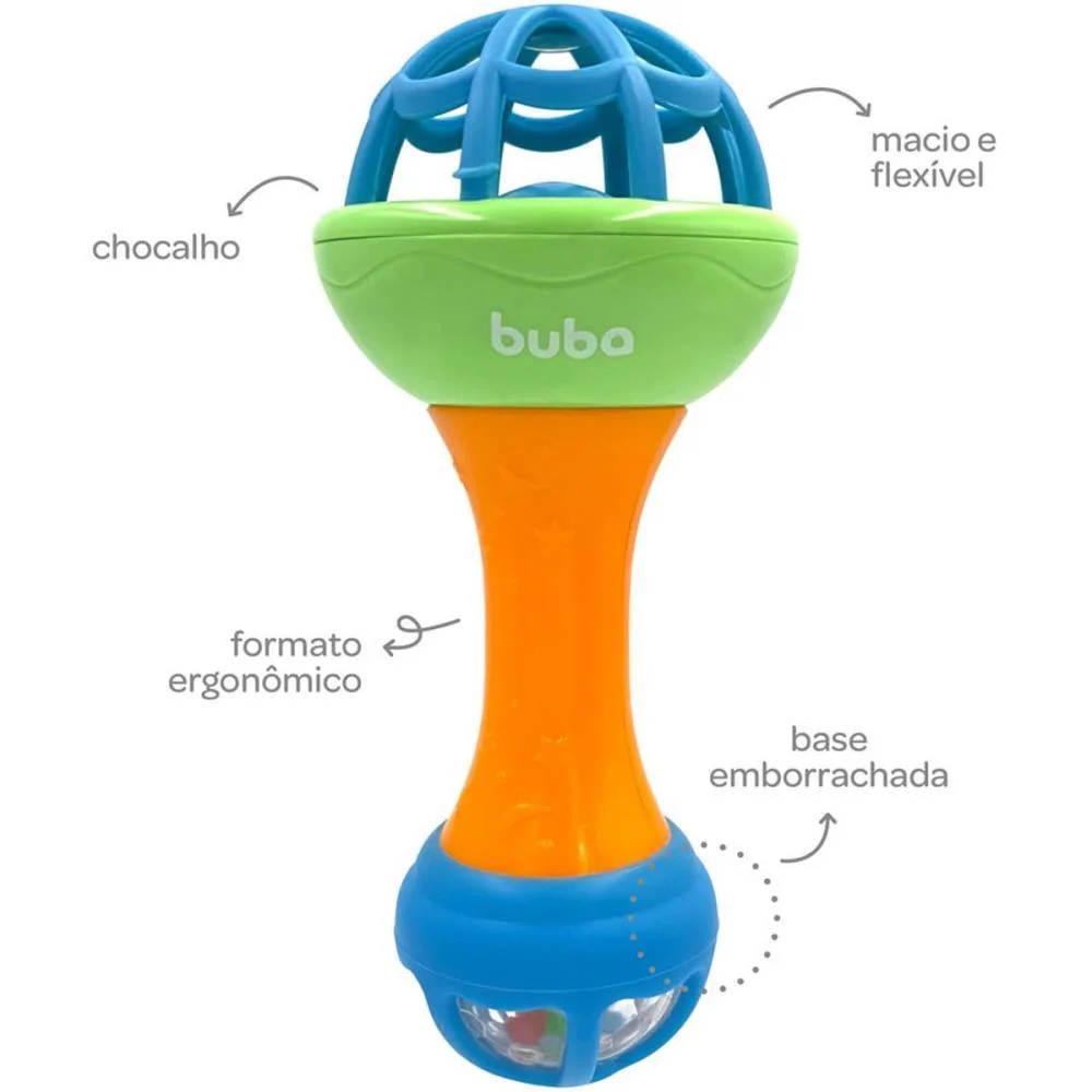 MORDEDOR E CHOCALHO BABY SHAKE ATIVIDADES (S) BUBA  - imagem 2