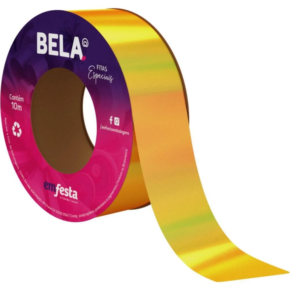 FITA NACARADA 30MMX10M SORTIDA EMFESTA (PCT.C/05) - imagem 3
