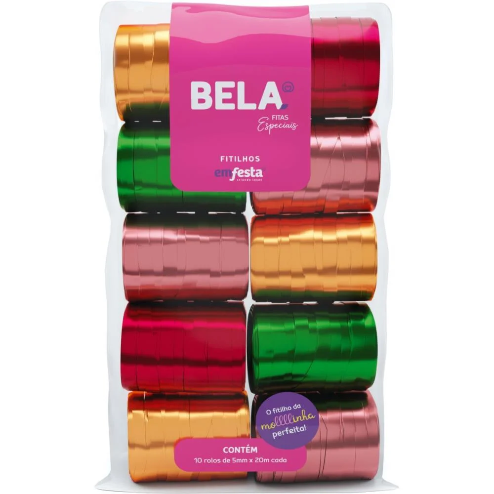 FITILHO 5MMX20M FOSCO SORTIDO EMFESTA (PCT.C/10) - imagem 3