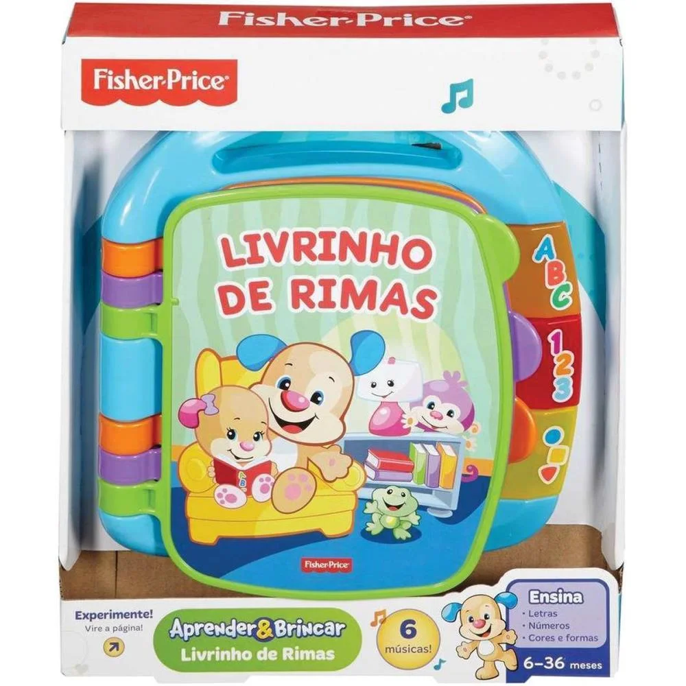 FISHER-PRICE INFANT APR. BR. LIVRO DE RIMAS MATTEL  - imagem 6