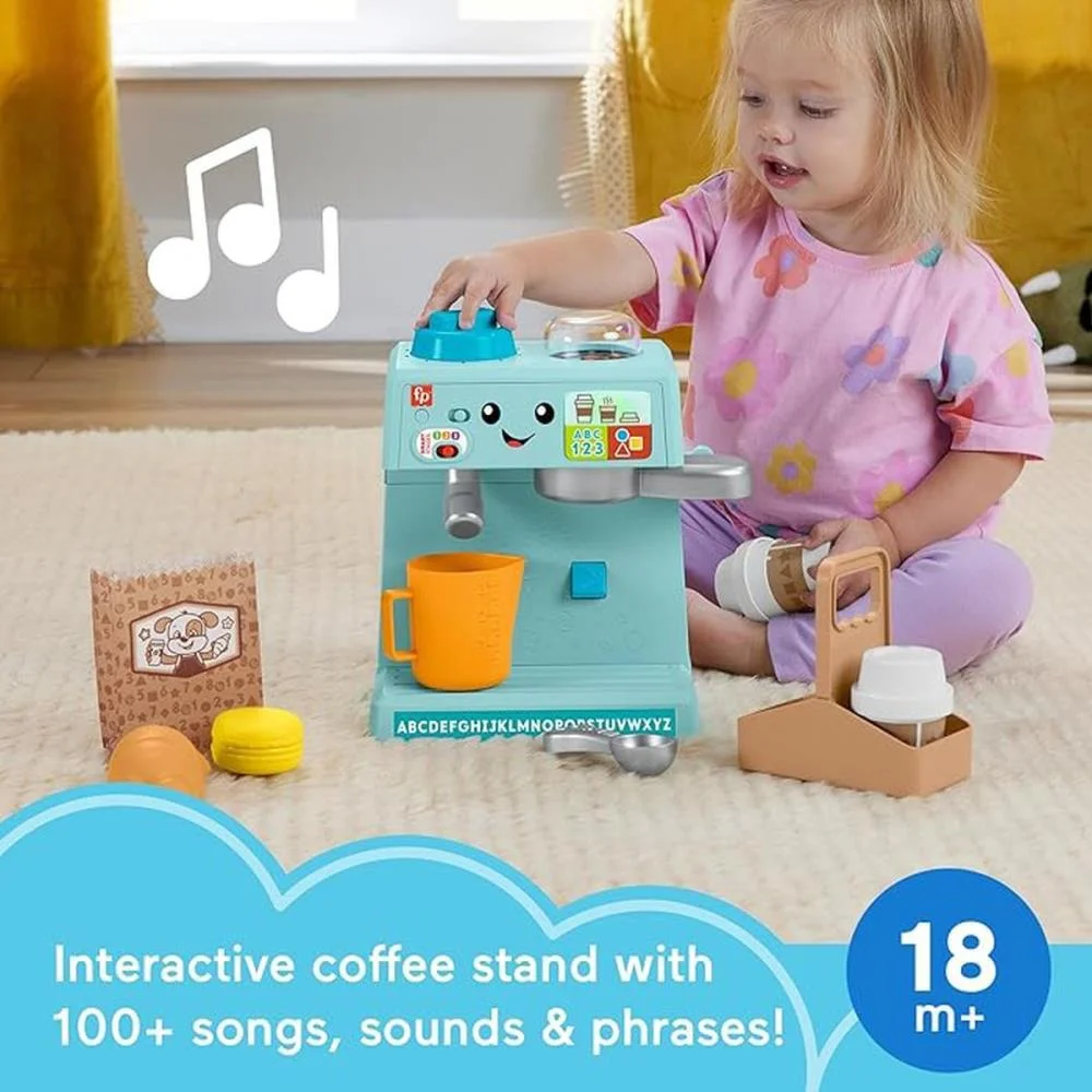 FISHER-PRICE APRENDER BRINCAR MINHA PRIMEIRA MAQUINA DE CAFE MATTEL  - imagem 4