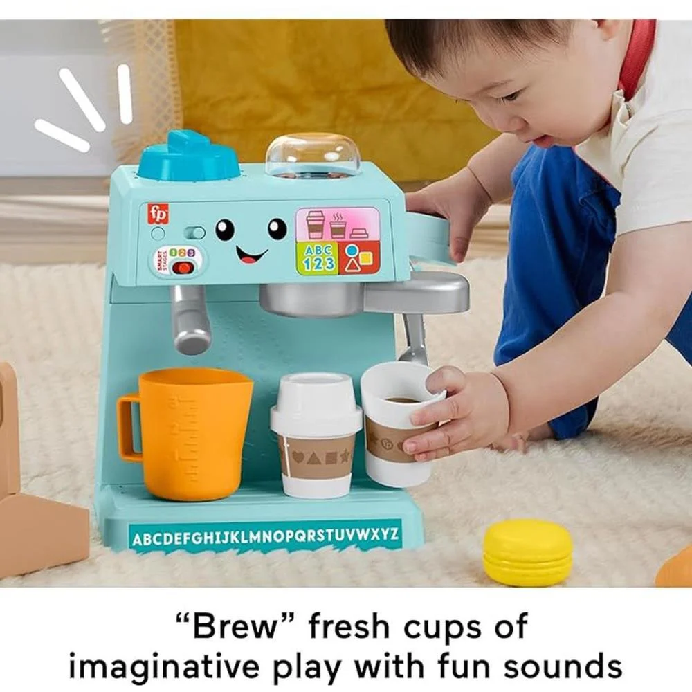 FISHER-PRICE APRENDER BRINCAR MINHA PRIMEIRA MAQUINA DE CAFE MATTEL  - imagem 6