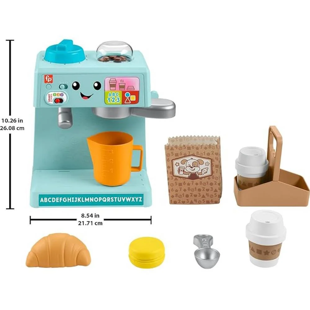 FISHER-PRICE APRENDER BRINCAR MINHA PRIMEIRA MAQUINA DE CAFE MATTEL  - imagem 8