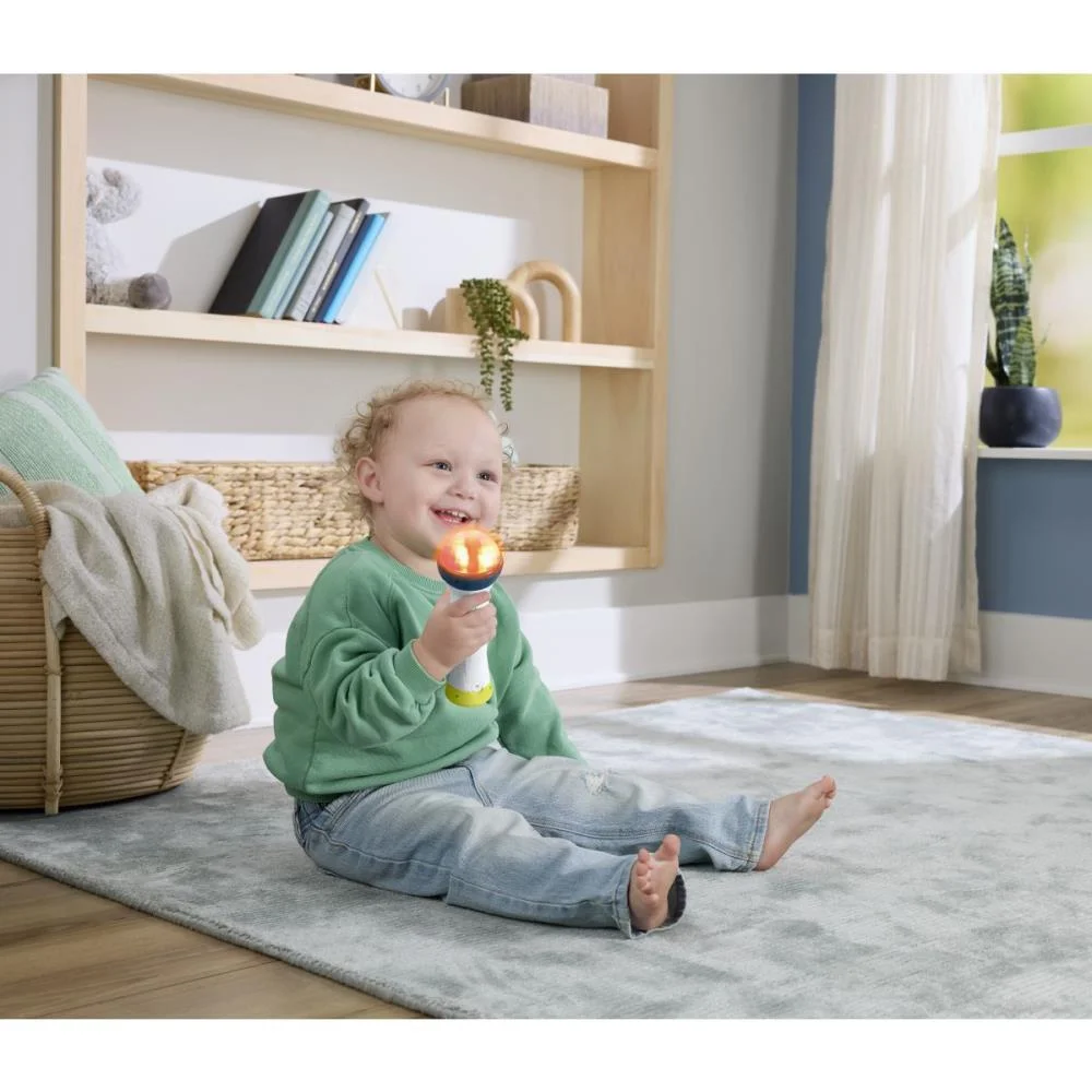 FISHER-PRICE APRENDER BRINCAR MICROFONE C/SONS E GRAVADOR MATTEL  - imagem 5