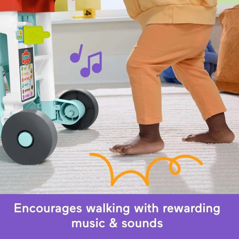 FISHER-PRICE APRENDER BRINCAR ANDADOR CARRO DE SNACKS 4 EM 1 MATTEL  - imagem 10