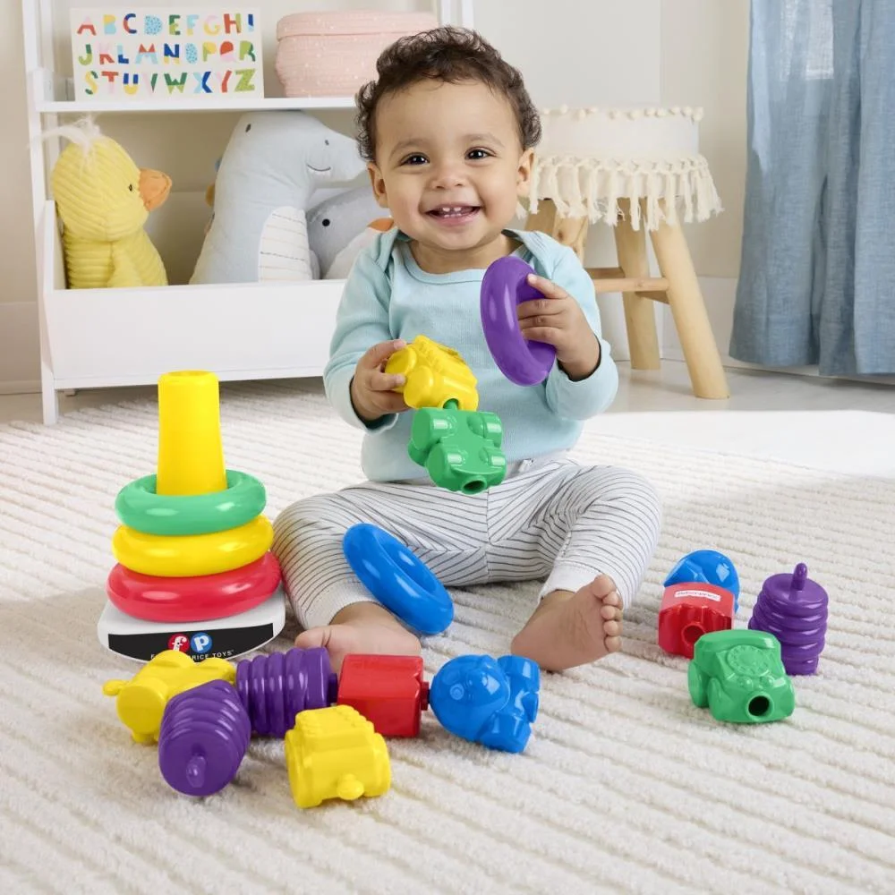 FISHER-PRICE INFANT PIRAMIDE DE ARGOLAS 80TH MATTE MATTEL  - imagem 6