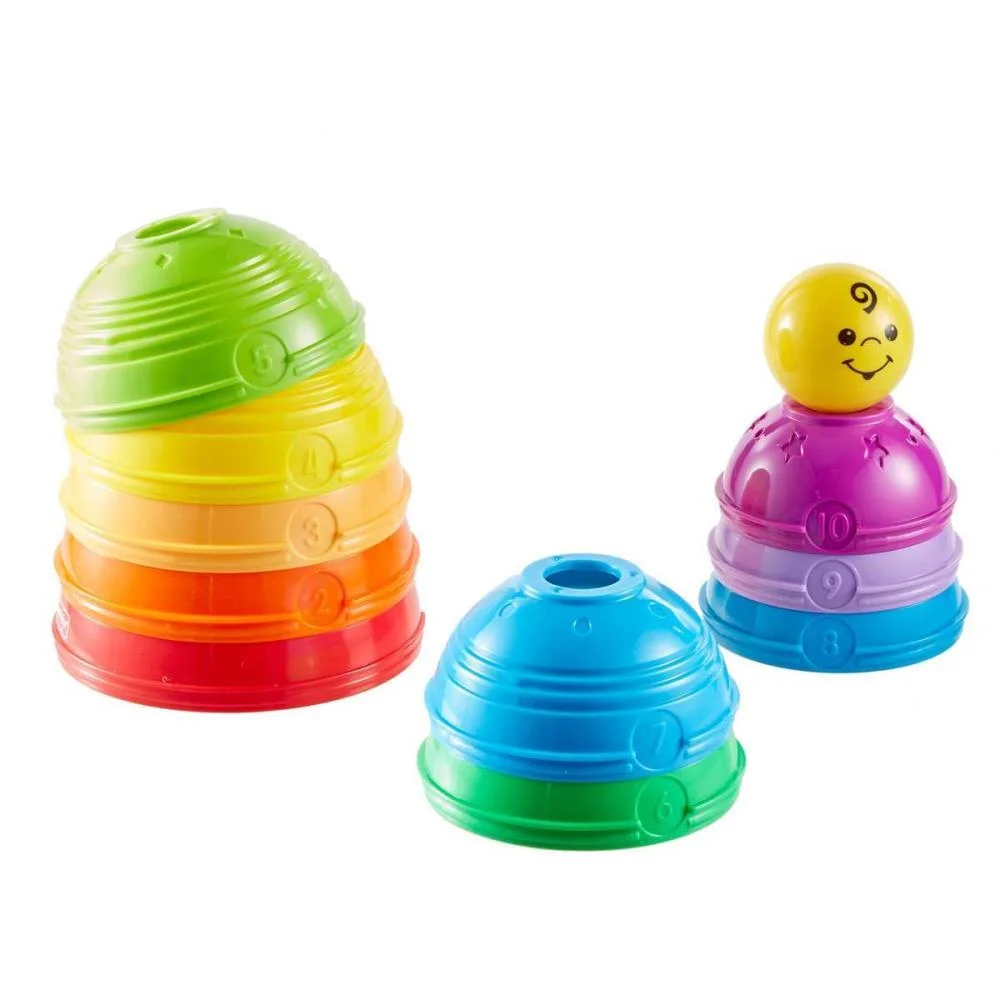 FISHER-PRICE INFANT TORRE DE POTINHOS COLORIDOS MATTEL  - imagem 3