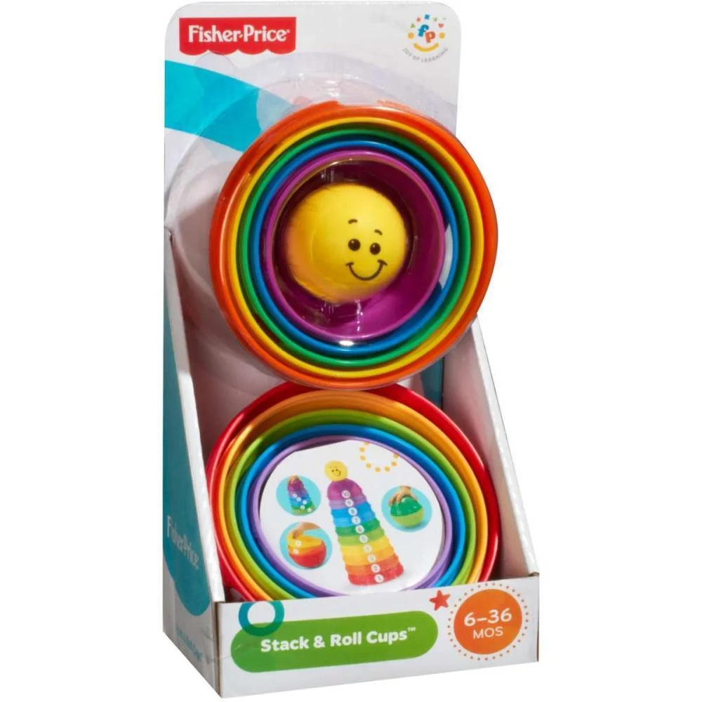 FISHER-PRICE INFANT TORRE DE POTINHOS COLORIDOS MATTEL  - imagem 4