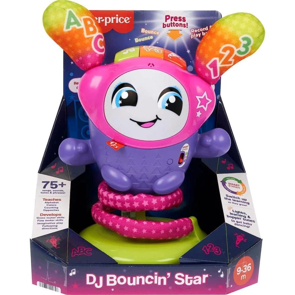 FISHER-PRICE INFANT DJ BELLE STAR PULAR E APRENDER MATTEL  - imagem 7