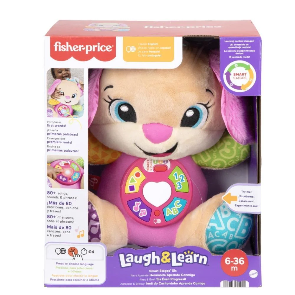 FISHER-PRICE INFANT SMART STAGES IRMA DO CACHORRIN MATTEL  - imagem 6