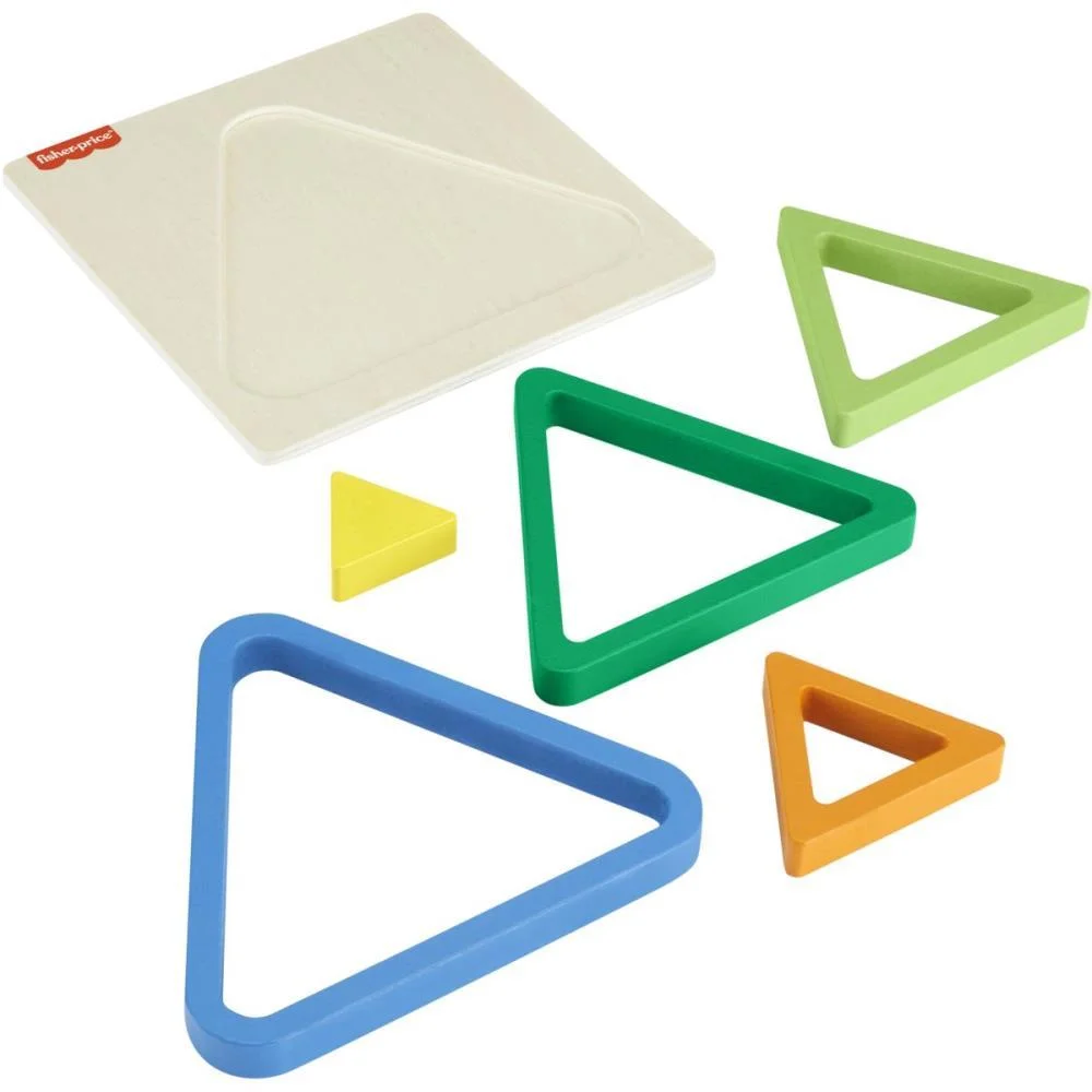 FISHER-PRICE WOOD QUEBRA- CABEÇA ARCO ÍRIS 5PC(S MATTEL  - imagem 12