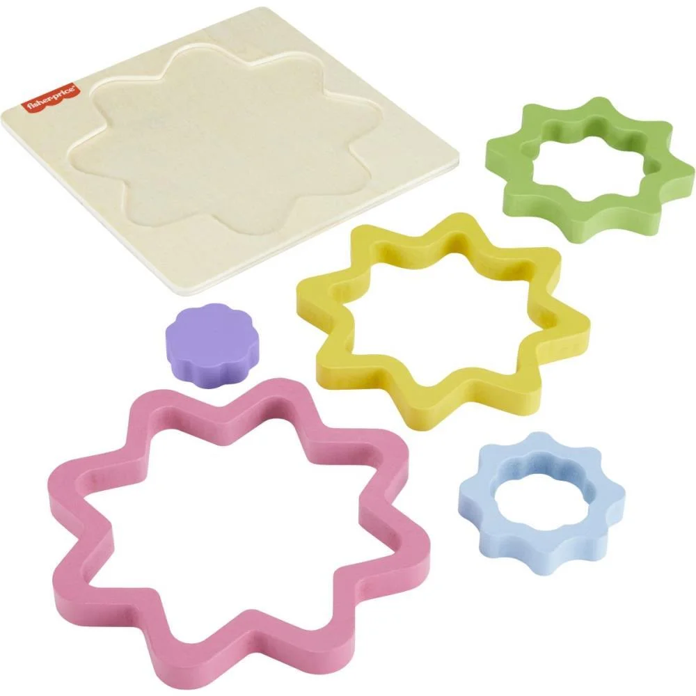 FISHER-PRICE WOOD QUEBRA- CABEÇA ARCO ÍRIS 5PC(S MATTEL  - imagem 19