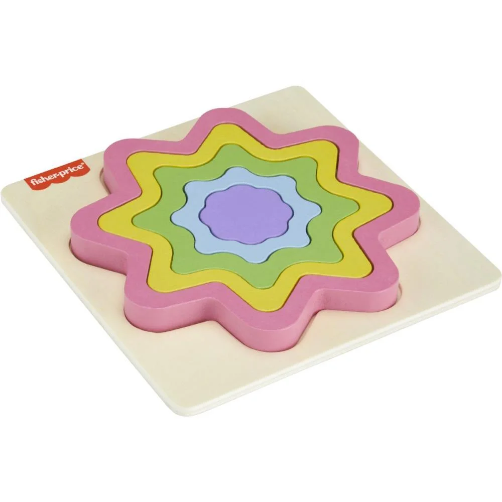 FISHER-PRICE WOOD QUEBRA- CABEÇA ARCO ÍRIS 5PC(S MATTEL  - imagem 20