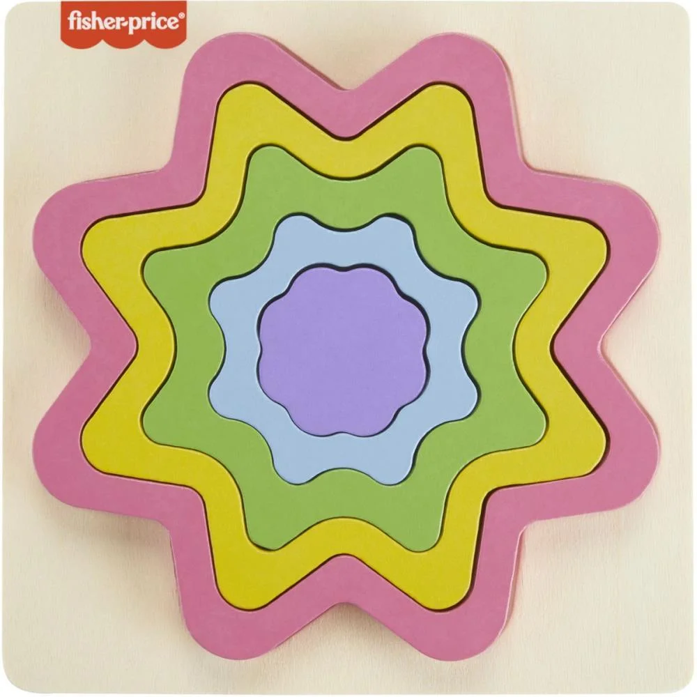 FISHER-PRICE WOOD QUEBRA- CABEÇA ARCO ÍRIS 5PC(S MATTEL  - imagem 21