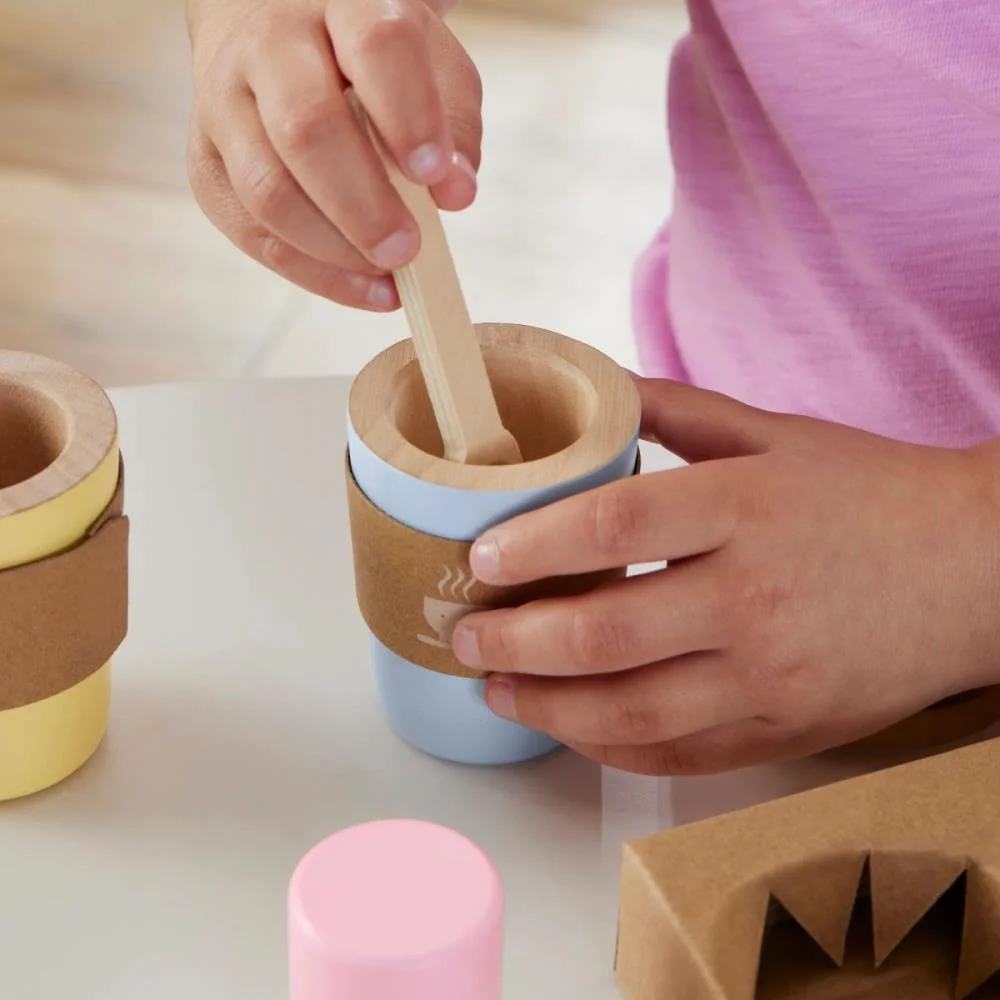 FISHER-PRICE WOOD MEU PRIMEIRO CJ.CAPUCCINO 15PC MATTEL  - imagem 8