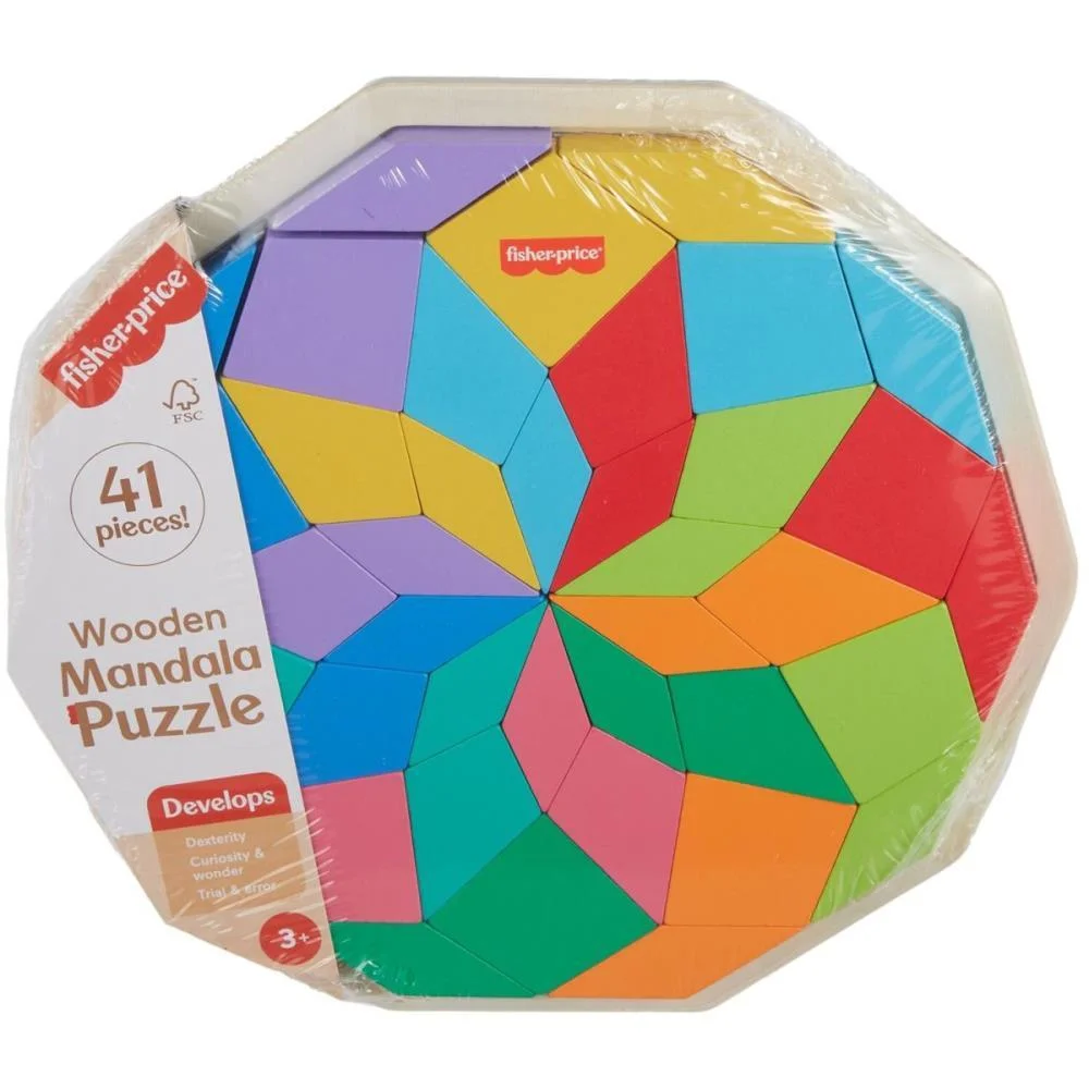 FISHER-PRICE WOOD QUEBRA- CABECA MANDALA 40PCS MATTEL  - imagem 10