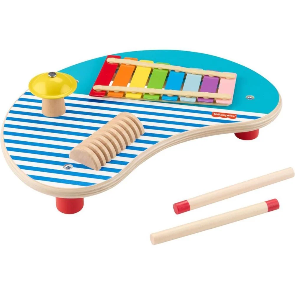 FISHER-PRICE WOOD MESA MUSICAL C/INSTRUMENT 3EM1 MATTEL  - imagem 2
