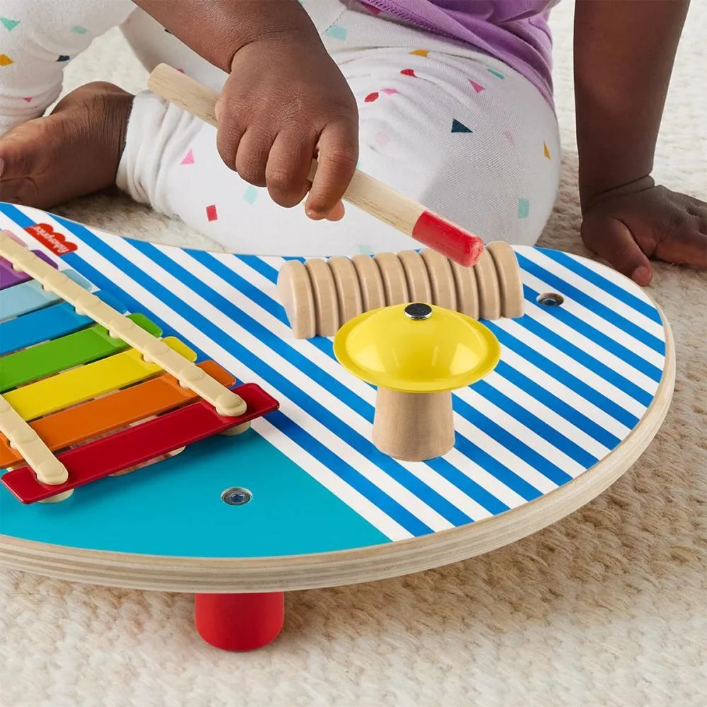 FISHER-PRICE WOOD MESA MUSICAL C/INSTRUMENT 3EM1 MATTEL  - imagem 4