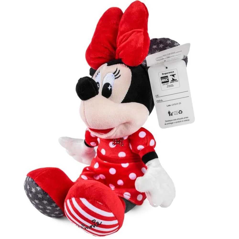 PELUCIA MINNIE 20CM TREME TREME BBR  - imagem 2