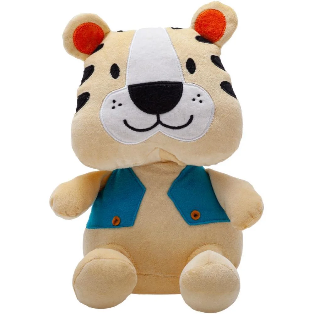 PELUCIA TIGRE AMIGOS DA FLORESTA 34CM ZIP  - imagem 2
