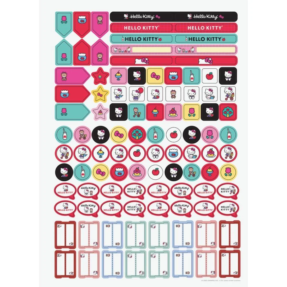 CADERNO 01X1 CAPA DURA HELLO KITTY NEO 80FLS. I.A JANDAIA (UNIDADE) - imagem 10
