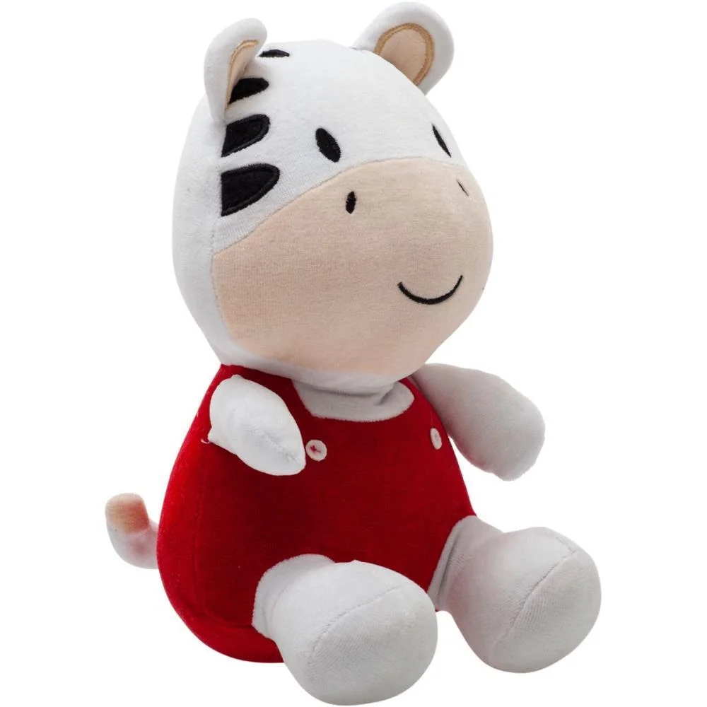 PELUCIA ZEBRA AMIGOS DA FLORESTA 34CM ZIP  - imagem 3