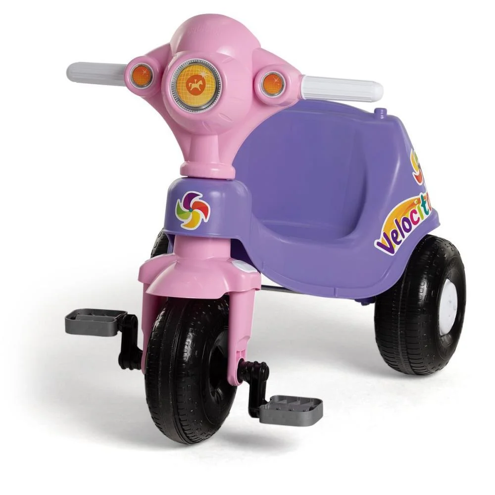 VEICULO PARA BEBE VELOCITA LILAS 2 EM 1 C/SOM CALESITA  - imagem 5