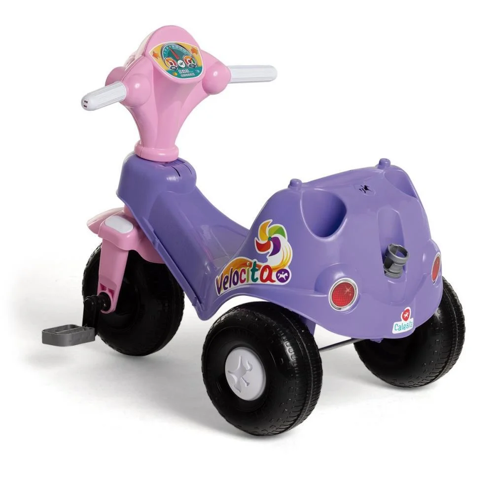 VEICULO PARA BEBE VELOCITA LILAS 2 EM 1 C/SOM CALESITA  - imagem 7