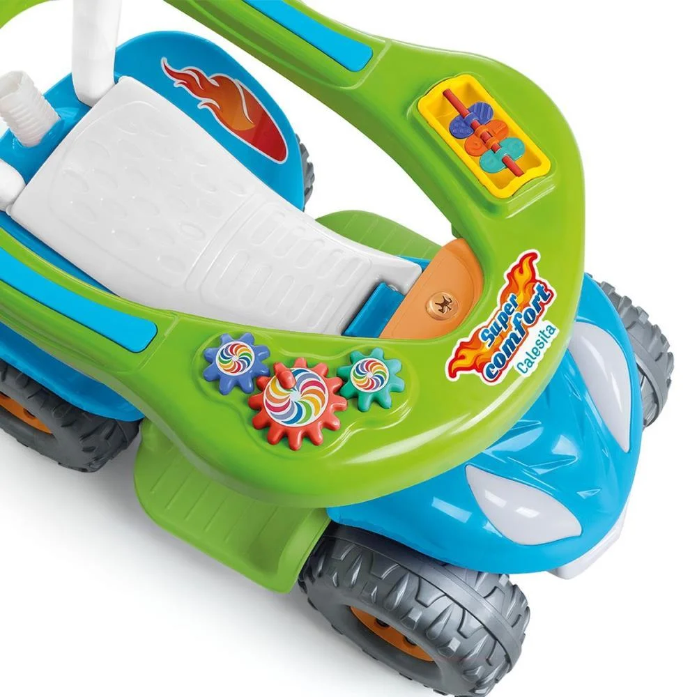 VEICULO PARA BEBE SUPER COMFORT MASC. COMPLETO CALESITA  - imagem 5