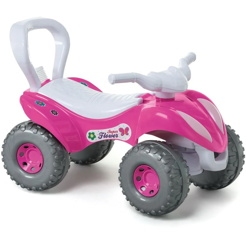 VEICULO PARA BEBE SUPER FLOWER FEM. COMPLETO CALESITA  - imagem 5