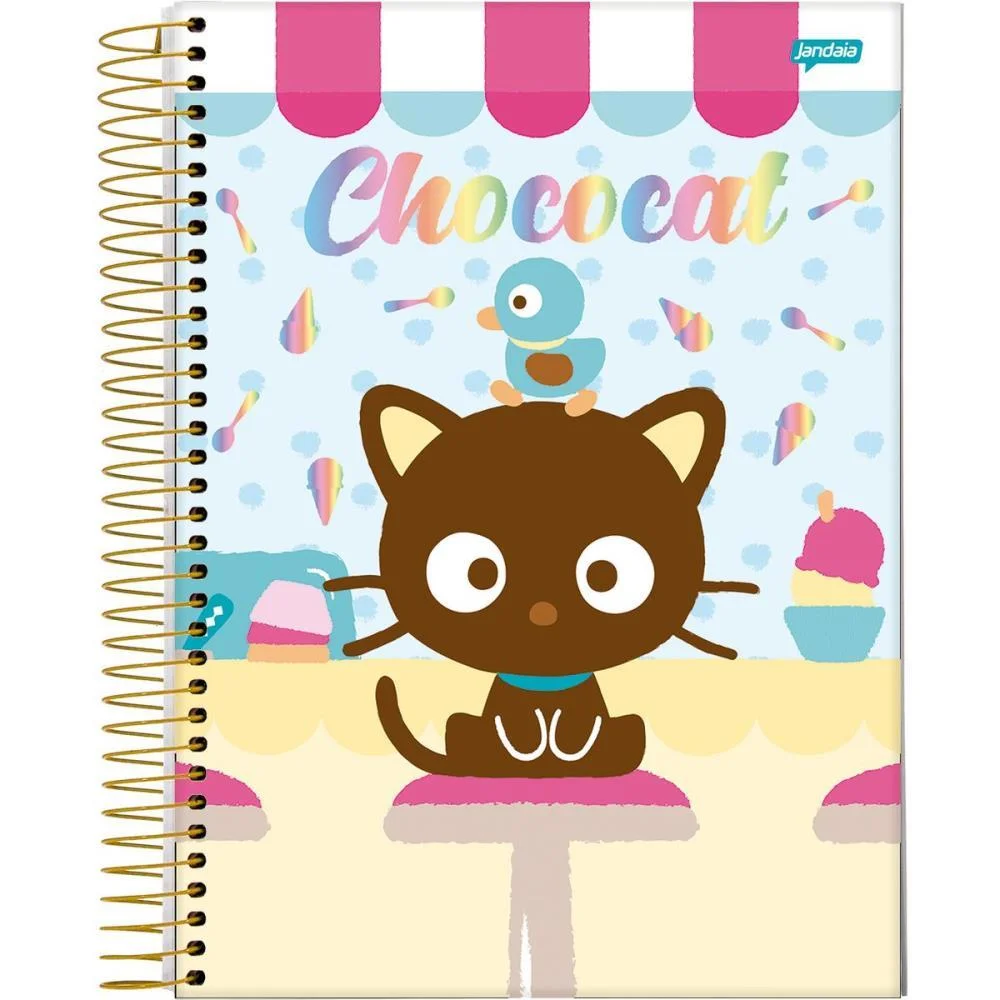 CADERNO 01X1 CAPA DURA HELLO KITTY E AMIGOS 80FLS I.A JANDAIA (PCT.C/04) - imagem 4