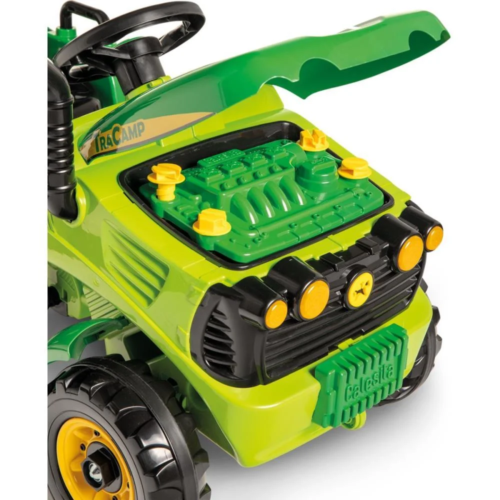 VEICULO PARA BEBE TRACAMP VERDE C/SOM 30KG 2EM1 CALESITA  - imagem 5