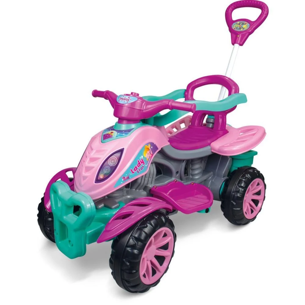 VEICULO PARA BEBE QUADRICICLO LADY STAR C/SOM 30 MARAL  - imagem 3
