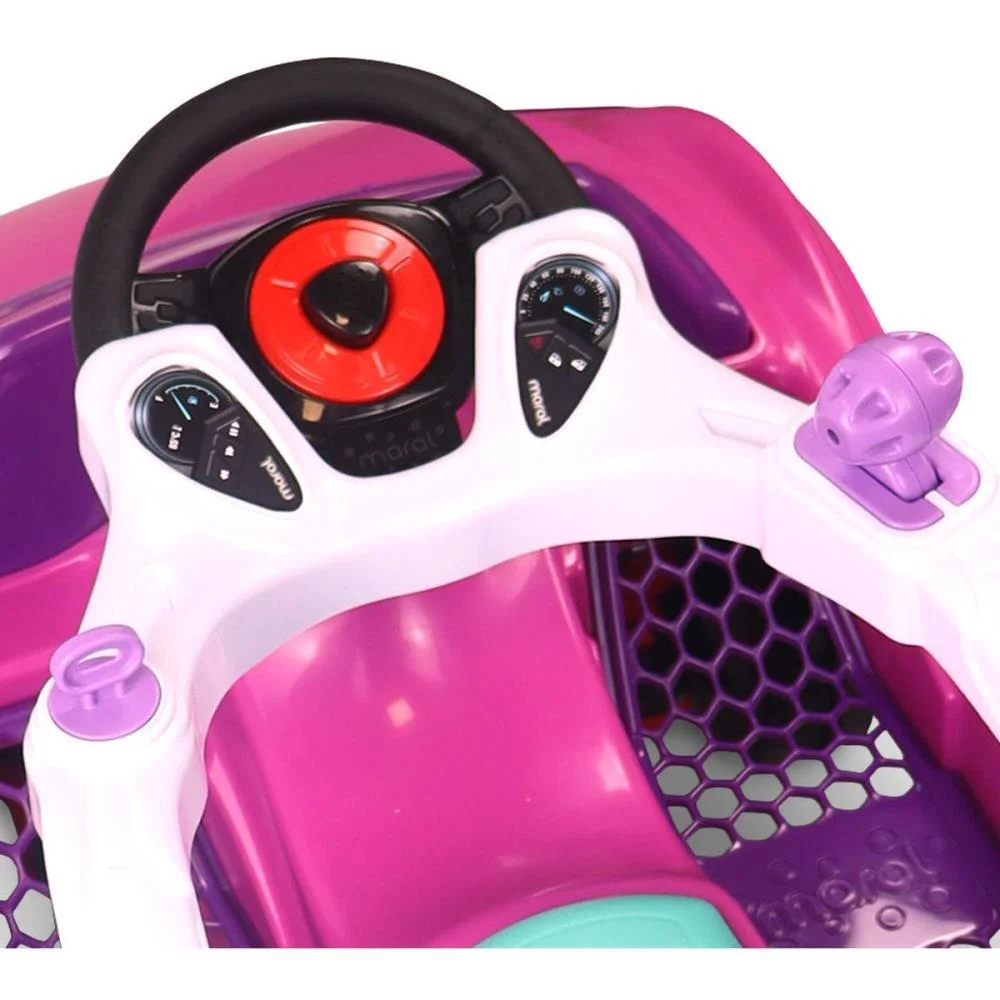 VEICULO PARA BEBE MC LARAM ROSA 30KG C/SOM MARAL  - imagem 4