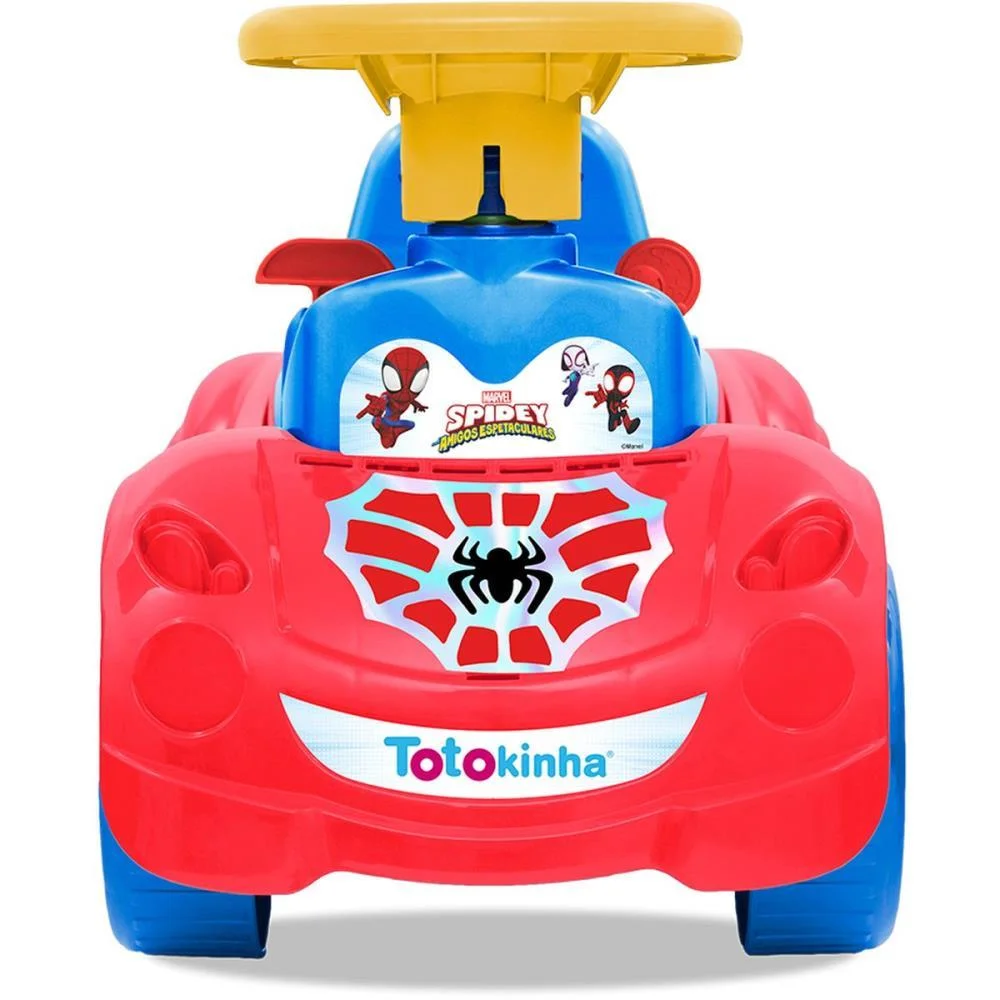 VEICULO PARA BEBE TOTOKINHA SPIDER MAN CARDOSO TOYS  - imagem 4