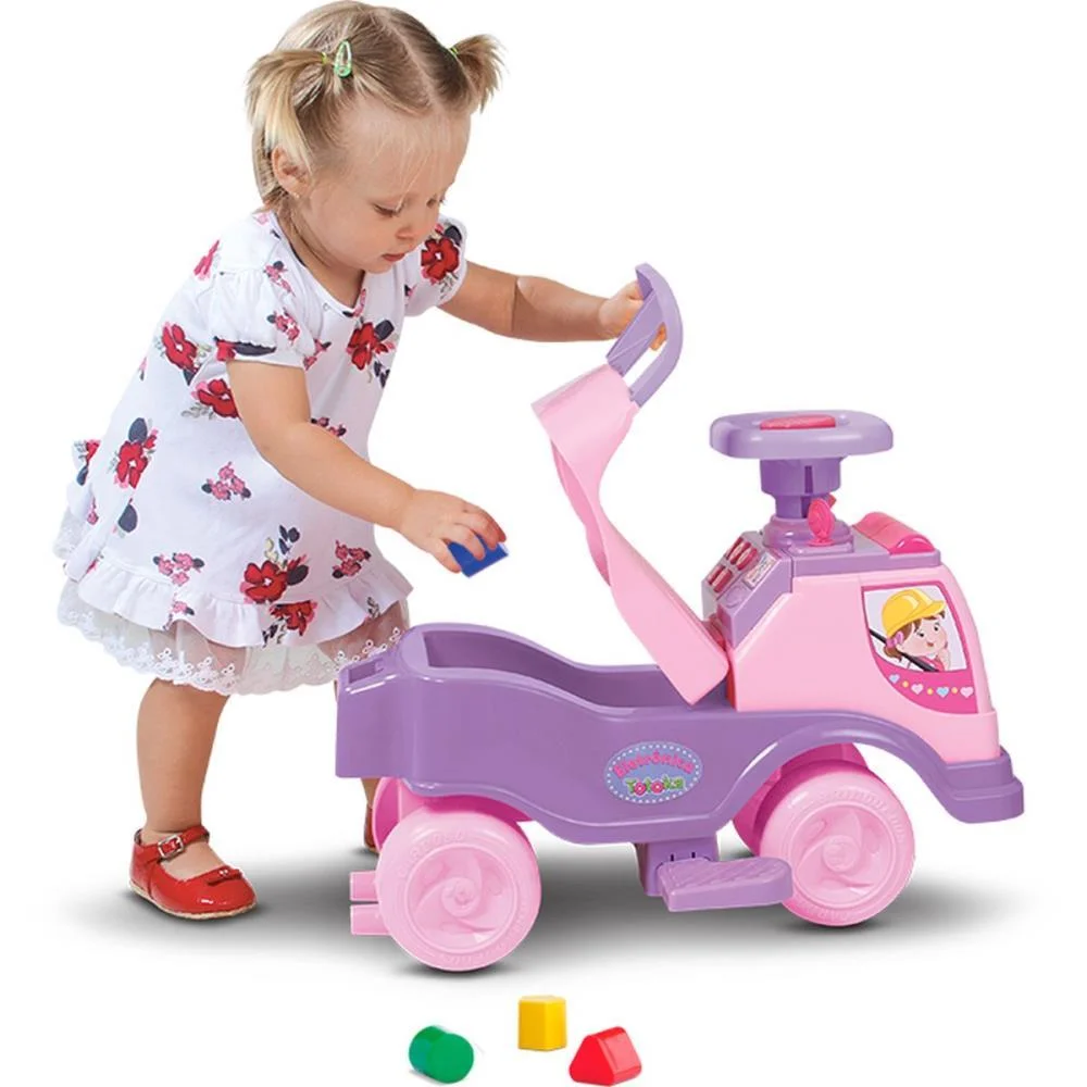 VEICULO PARA BEBE TOTOKA PLUS MENINA C/SOM CARDOSO TOYS  - imagem 3