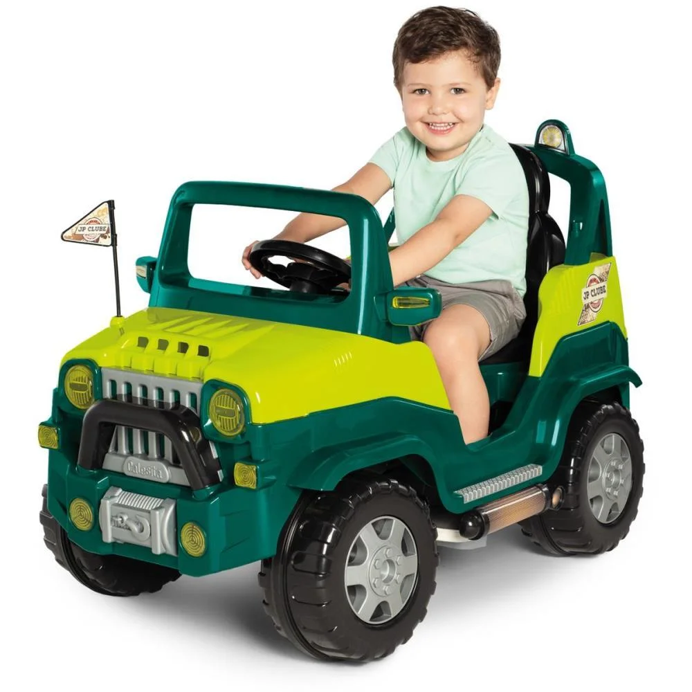 VEICULO PARA BEBE DIIPI VERDE C/SOM 30KG CALESITA  - imagem 3