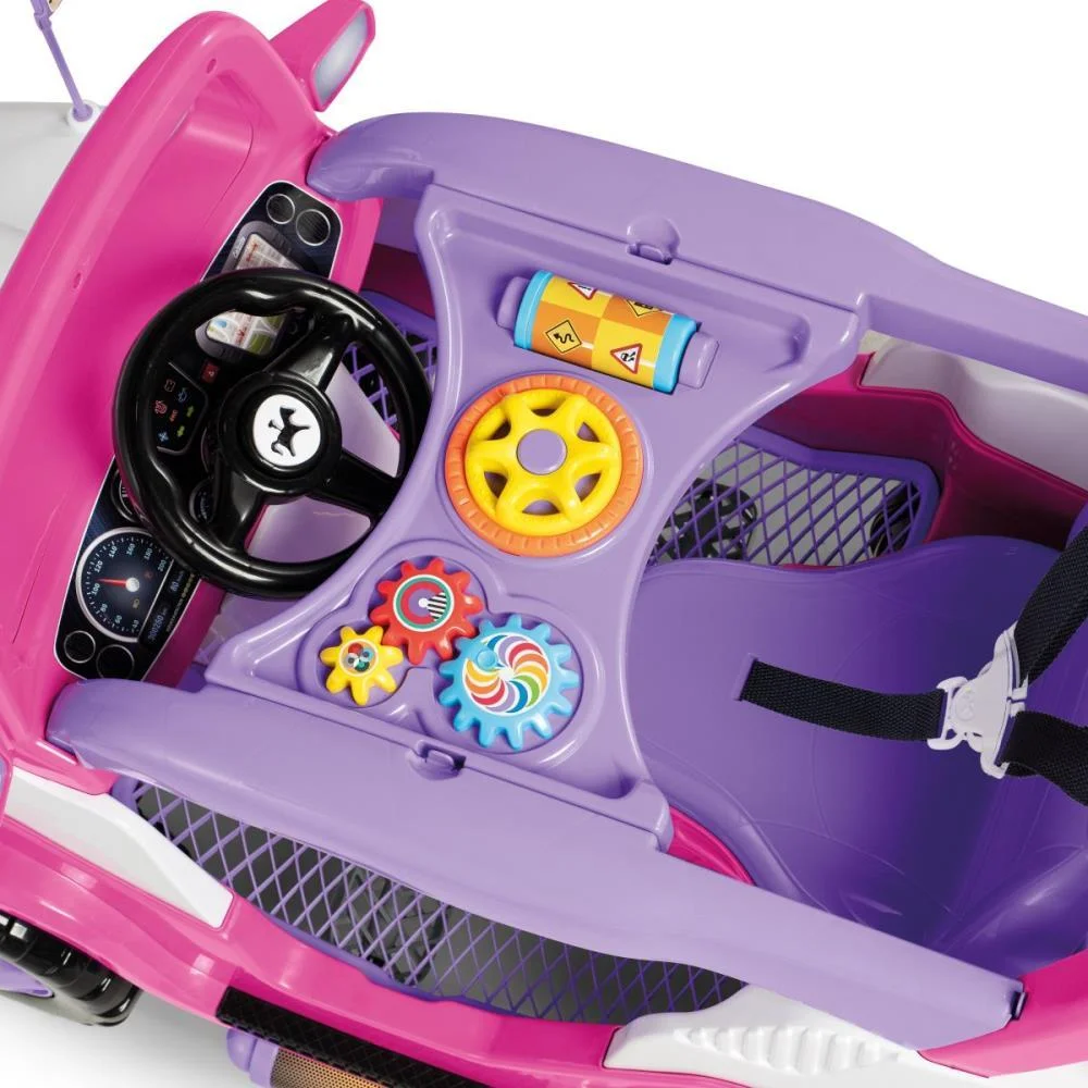 VEICULO PARA BEBE DIIPI ROSA C/SOM 30KG CALESITA  - imagem 10