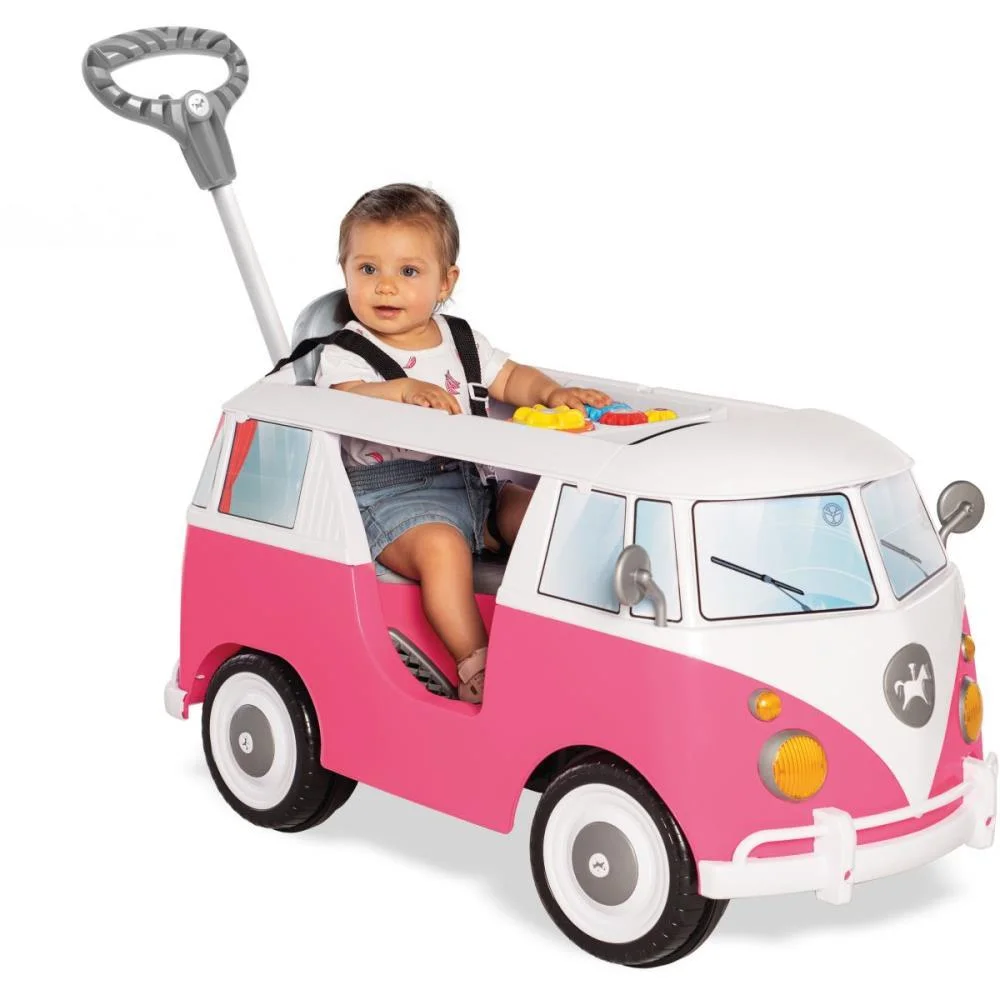 VEICULO PARA BEBE KOMBINA ROSA C/SOM 30KG CALESITA  - imagem 2